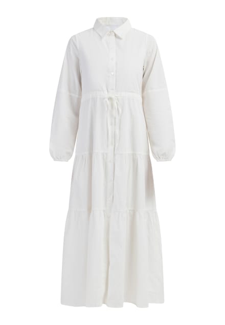 usha Katoenen maxi jurk lynnea Dames wolwit