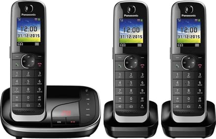 PANASONIC KX-TGJ323GB Triple DECT - headsetaansluiting - beantwoorder - 3 handsets