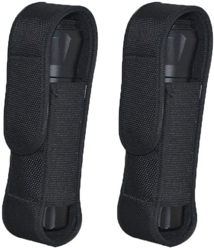 Vt products - Zaklamp Pouch - Nylon Houder - 2 stuks - Veilig en