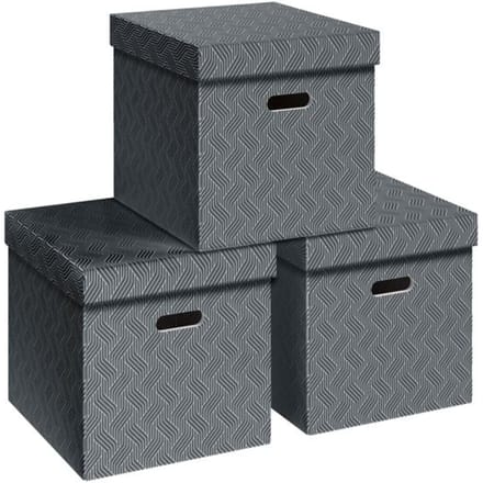 Leitz Opbergdoos VON Grijs 29 l (b x h x d) 320 x 315 x 365 mm 3 stuk(s)