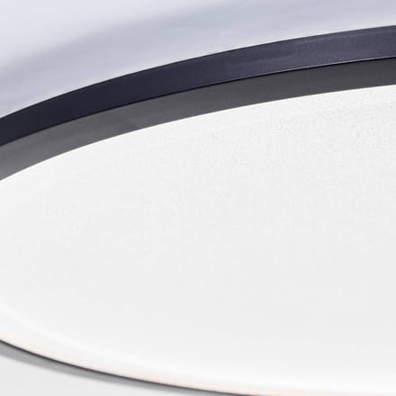 Brilliant Mosako - Plafondlamp - LED 35W - Dimbaar - Afstandsbediening - Zwart/Wit