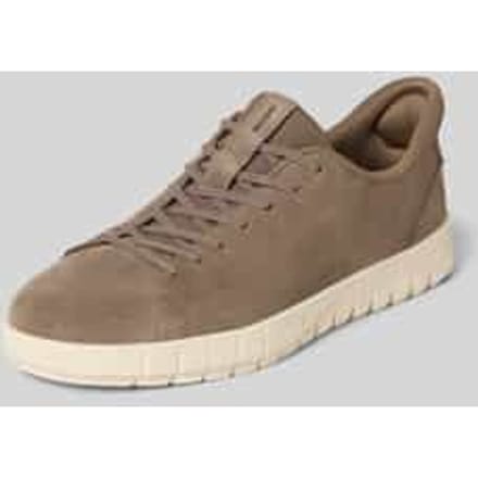 Leren sneakers met labeldetail, model 'FLEXTRIDE PLUS'