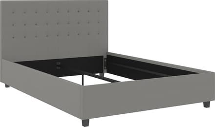 Emily-Bed - 140x200 - Lichtgrijs