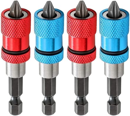 Verstelbare Magnetische Bit Houder Set voor 1/4 Inch Schroevendraaiers met 4 PH2 Bits voor Gipsplaten