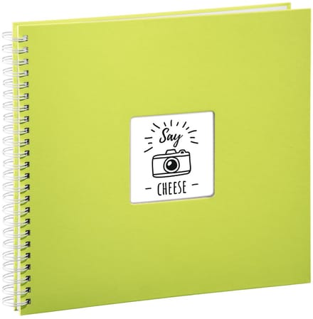 Hama "Fine Art" Spiral Album 36 x 32 cm 50 Wit Pages Kiwi