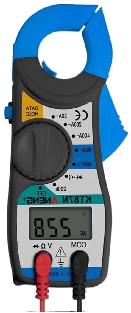 Digitale Stroomtang - Multimeter Tester - Stroom Meten - True RMS Functie - 600 V - Blauw