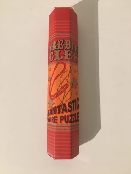 Draadpuzzle, verwijder de ring 2