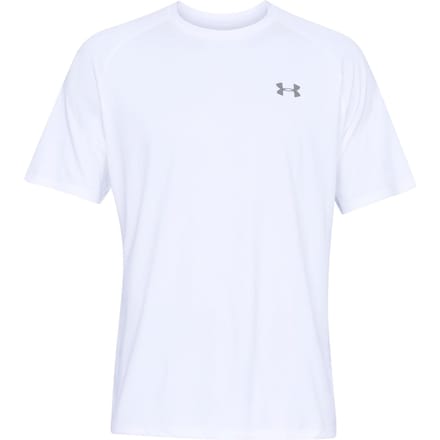 Under Armour UA Tech 2.0 SS Tee-WHT Heren Sportshirt - Wit - Overcast Grijs