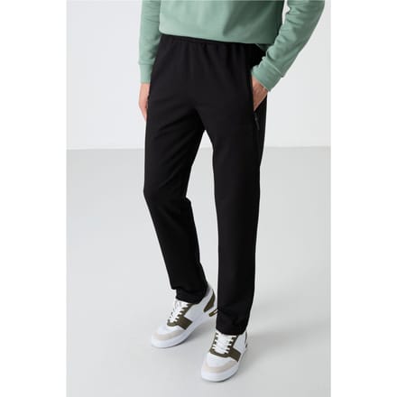 Heren Regular Fit Recht Gesneden Sweatpants