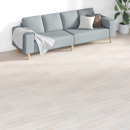 vidaXL - Vloerplanken - Wit - 5,26 - m² - 18 - st - PVC