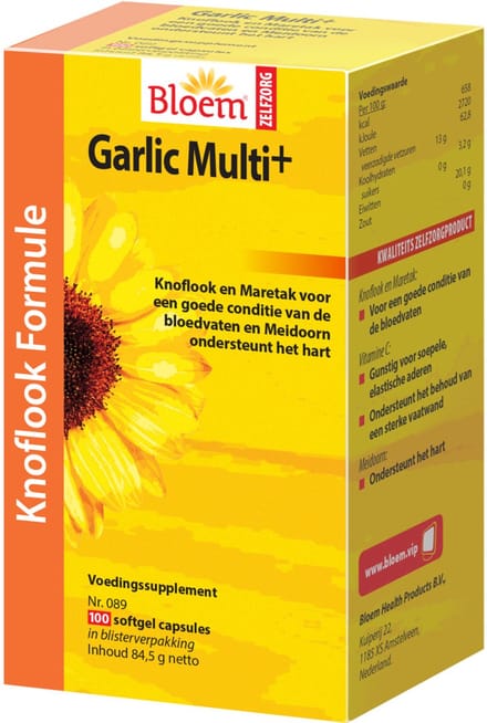 Bloem Garlic Multi+ - 100 capsules - Voedingssupplement