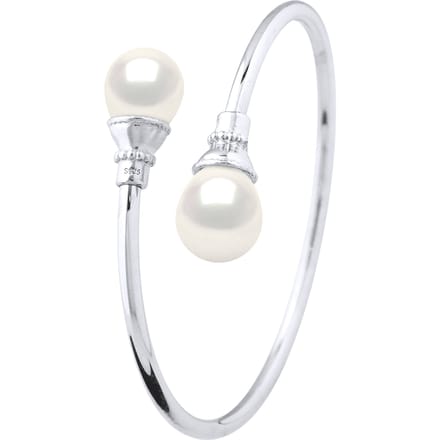 You & Me armband zoetwaterparels 11-12 mm White 925