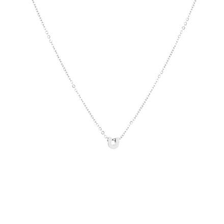 Letter-Ketting-U-Zilver