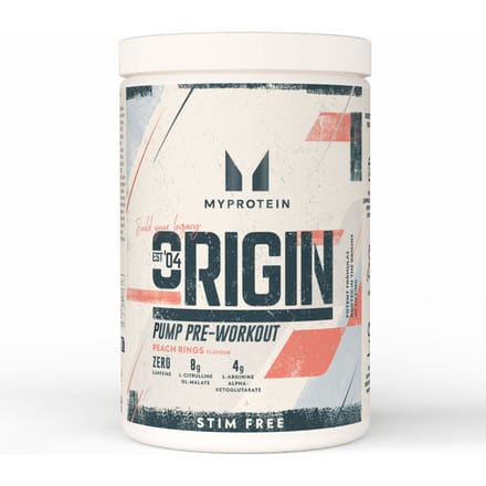 Origin Stim-Free Pre-Workout - 600G - 30servings - Peach Rings