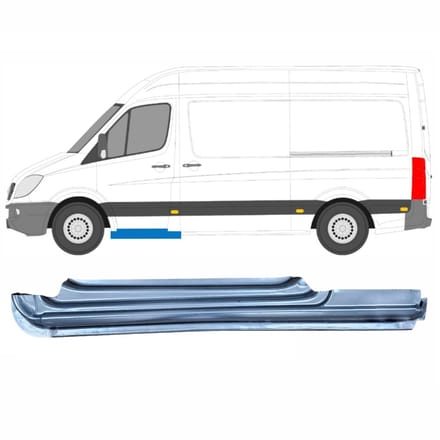 Reparatie dorpel voorste deuren voor Mercedes Sprinter 2006-2018 / Links