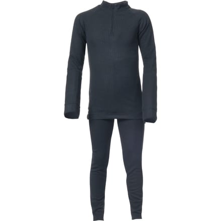 Trespass Kinderen Unisex Unite360 Thermische basislaagset (boven- en onderkant) (Zwart)