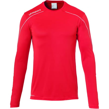 Uhlsport Stream 22 Voetbalshirt Lange Mouw Heren - Rood / Wit | Maat: M