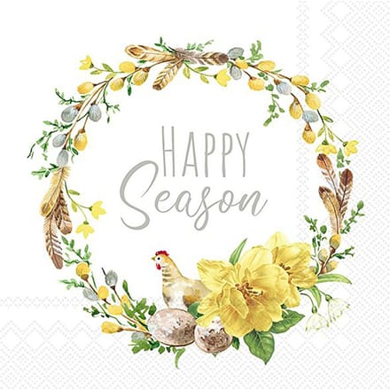Servet "Happy Season - 5 stuks