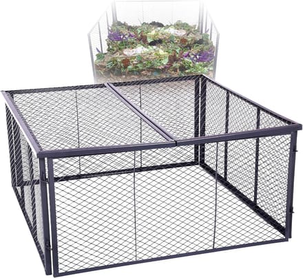 Metalen Compostbak - Compostkist Tuin - Afval Verwerken - Uitbreidbaar Insteeksysteem - 1000 Liter Volume