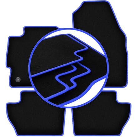 CARLUX-BLUE automatten voor: Ford Ka+ hatchback (2014-)