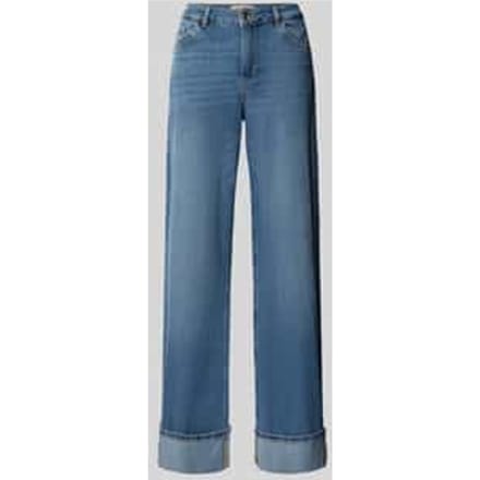 Wide fit Jeans met vaste zoom Model 'Dara'