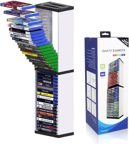 Game Disc Holder voor PS5, Xbox en Switch - 36 CD Disc Case Organizer en Opbergstandaard voor Games