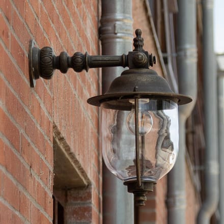 KS Verlichting Bronzen Buitenlamp Lindau Hang L