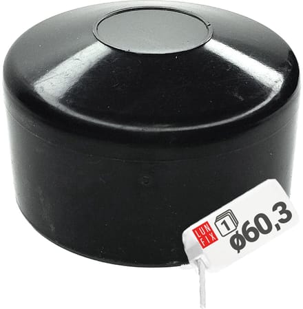 LUN FIX - Buiskap - 2" / 60,3 mm rond - 1 stuk - paalafdekking