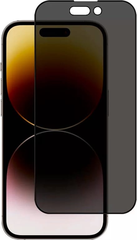 Privacy Screenprotector Geschikt Voor iPhone 14 Pro Max - Volledige Beschermglas - PREMIUM Tempered Glass - 1 stuk