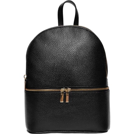 Isabella Rhea Zwart Rundleer Tas