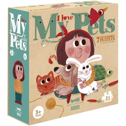 LONDJI puzzel my pets 3 jr+ / 7 x 3 stks