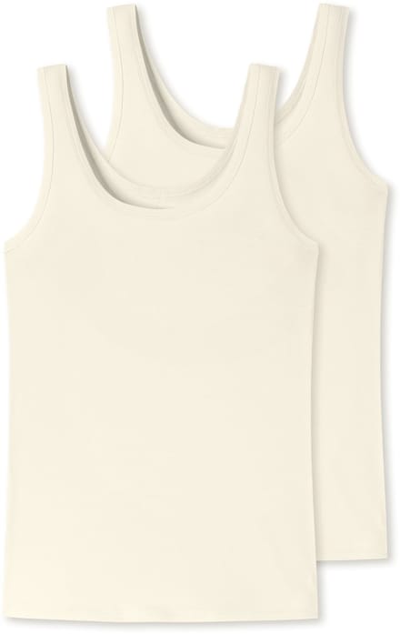 Uncover by Schiesser 2 PACK Top hemdjes - Dames Onderhemd off white