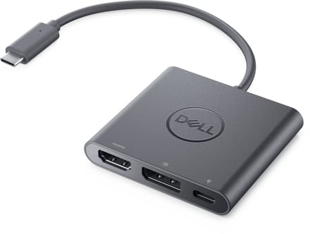 DELL adapter USB-C naar HDMI/DP met Power Pass-Through