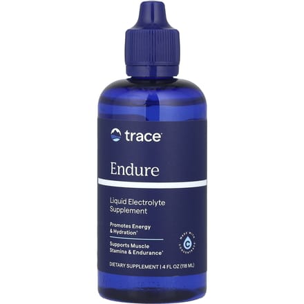 Trace, Endure, supplément électrolytique liquide, 4 fl oz (118ml)