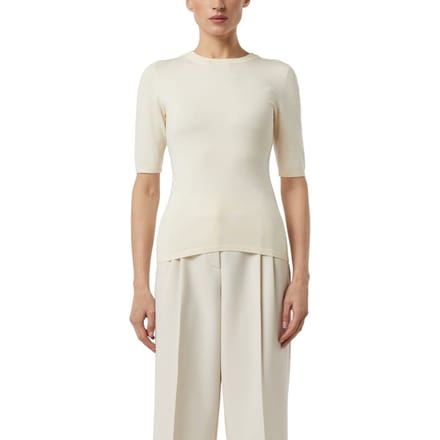 Comma Pullovers Offwhite Maat: 42 | Longsleeves Outlet | Dames | Wit