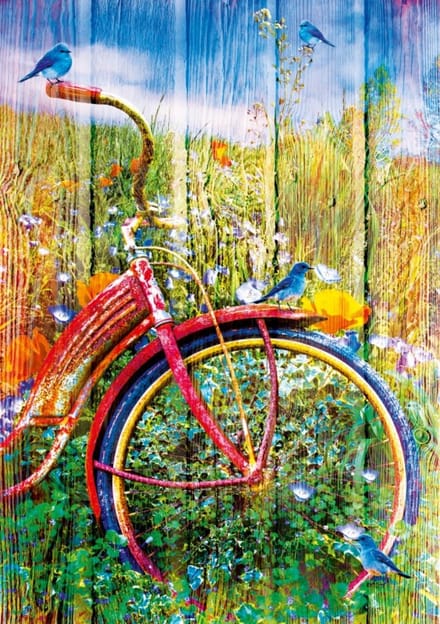 Bluebird Puzzle legpuzzel Bluebirds on a Bicycle - 1000 stukjes.