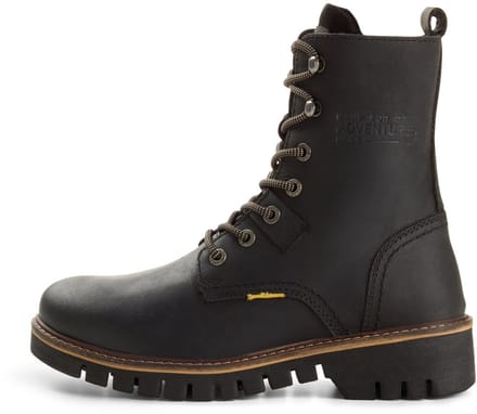 camel active Enkelboot van echt leer - Maat womenswear-37 - Zwart