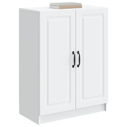 vidaXL - Dressoir - Wit - 66 - x - 34,5 - x - 87 - cm - Bewerkt - hout