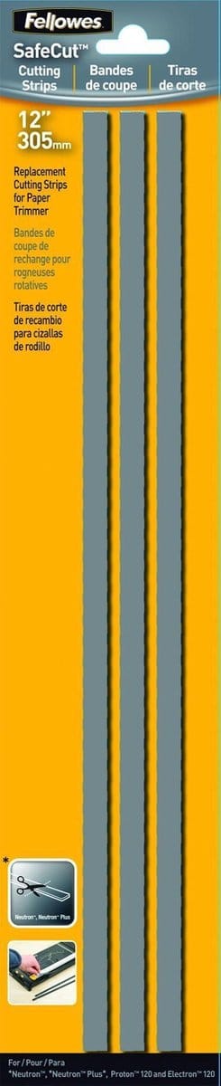 Fellowes Papiersnijder accessoires - Snijstrips - Zwart - 3 stuks