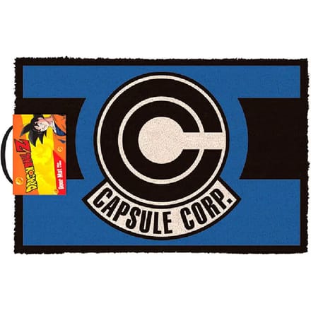 Dragon Ball Z Deurmat Capsule Corp. 40 x 60 cm Blauw