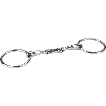 Kerbl Bit Watertrens dubbelgebroken frans hol - Rvs - 12,5cm