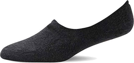 Soga - 4-Pack - Merino Footies - Onzichtbare Pasvorm - Heren / Dames - zwart - 43-45 - S19