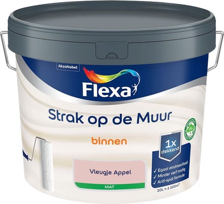 Flexa - Strak Op De Muur Binnen Mat - Vleugje Appel - Mengverf - 10 L
