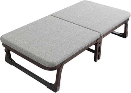 Opvouwbaar Bed - Extra Slaapplaats - Kamperen en Reizen - Superstevig Stalen Frame - 60cm Breed - Universeel