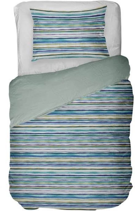 Kayori Ona Dekbedovertrek - Eenpersoons - 140x200/220 cm - Blauw