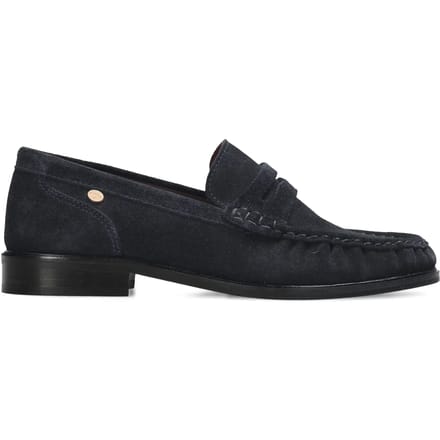 Fred De La Bretoniere - BODIL BEAU Loafer Suede Navy - Maat 38