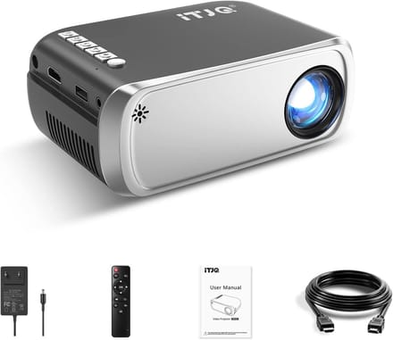 Draagbare 1080p Mini Projector voor Telefoon en Laptop - Ideaal voor Thuisbioscoop