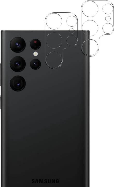 Camera Protector voor Samsung Galaxy S23 Ultra - 2 stuks van glas Transparante glazen