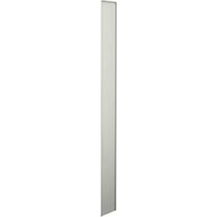 Eindwand zijkant, voor reksysteem PROGRESS 500 T, H 2600 x D 300 mm