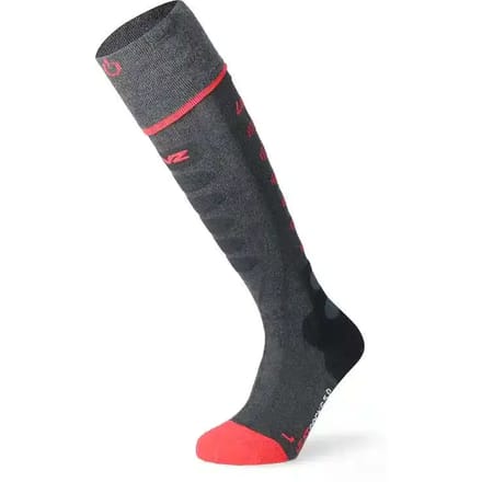 Lenz Verwarmde Sokken 5.1 Toe Cap 39-41 - Antracite Rood (excl. Accu's)